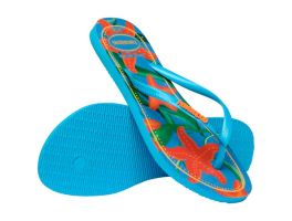 Havaianas Slim Tropical (33-40) - Turquesa 0212  