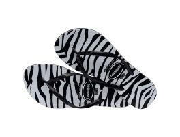 Havaianas Slim Animals Glitter (25/26) - Preto 0090 