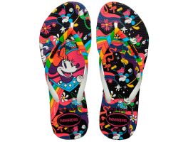 Havaianas Slim Disney Stylish 0198 Branco Branco 33/34