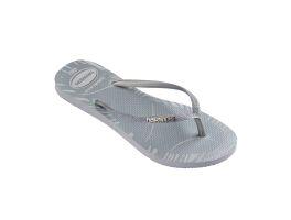 Havaianas Slim Glitter Edge (41/42) - Cinza Gelo 3498