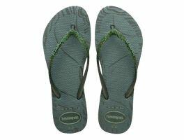 Havaianas Slim Glitter Edge (37/38) - Verde Olive 4896