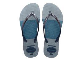 Havaianas Slim Glitter Glam (33-40) - Azul Indigo 0089