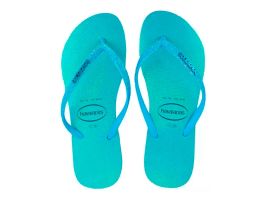 Havaianas Slim Glitter Iridescent (33/34) - Azul Lavanda 1056