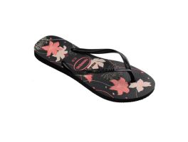 Havaianas Slim Organic (39/40) - Preto Cinza Dark Rosa Bebe 7759