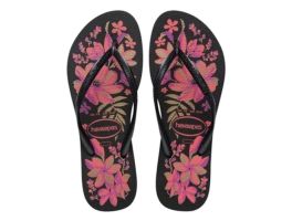 Havaianas Slim Organic (35-40) - Preto Cinza Ouro 2718