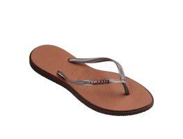 Havaianas Slim Point (41/42) - Café 0727  