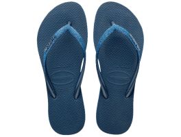 Havaianas Slim Sparkle II (Apenas nº 33/34) - Azul Índigo 0089 