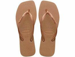 Havaianas Slim Square Logo Metallic (35/36) - Rose Gold 5282