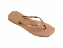 Havaianas Slim Square Logo Metallic (41/42) - Rose Gold 5282 
