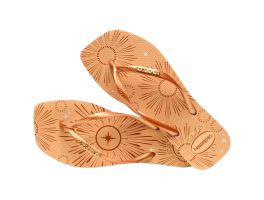 Havaianas Slim Square Mettalic Party (35/36) - Dourado 0570 