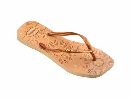 Havaianas Slim Square Metallic Party (35/36) - Dourado 0570 