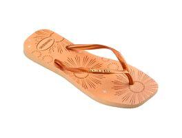Havaianas Slim Square Metallic Party (35/36) - Dourado 0570