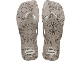 Havaianas Slim Square Mettalic Party (39/40) - Branco 0001 