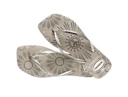 Havaianas Slim Square Mettalic Party (39/40) - Branco 0001 
