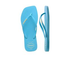 Havaianas Slim Square Logo Pop-up (41/42)  - Azul Lavanda 1056