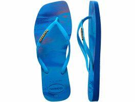 Havaianas Slim Square Trendy (33/34) - Azul Estrela 3847 