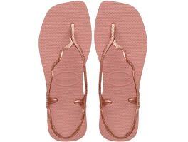 Havaianas Soleil (33-40) - Rosa Crocus Gold Metal 1729