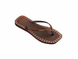 Havaianas Square Glitter Contour (35/36) - Café 0727