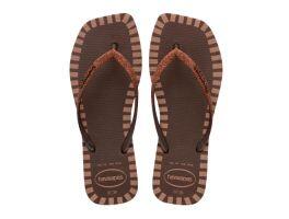 Havaianas Square Glitter Contour (35/36) - Café 0727