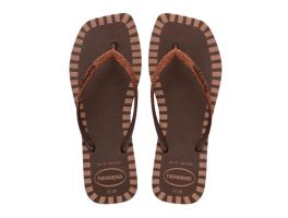 Havaianas Square Glitter Contour (33/34) - Café 0727