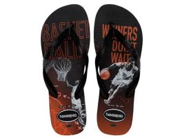 Havaianas Top Athletic (43/44) - Preto Laranja Sunset 7618