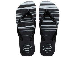 Havaianas Top Basic (43/44) - Preto Preto Preto Branco 6001 