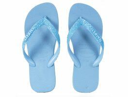 Havaianas Top Glitter Neon (33/34) - Azul Lavanda 1056