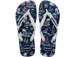 Havaianas Top Nautical (25-32) - Marinho Branco 0306