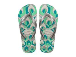 Havaianas Top Spring (33/34-41/42) - Branco Prata Azul Verde 5163