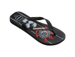 Havaianas Top Times Corinthians (37-44) - Preto Branco 4058