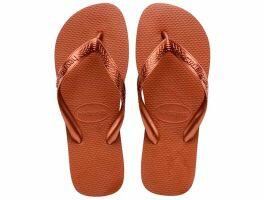 Havaianas Top Tiras (35/36) - Ferrugen Cobre Metalico 9385