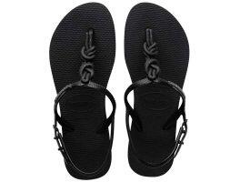 Havaianas Twist Plus (39/40) - Preto Preto 1069 