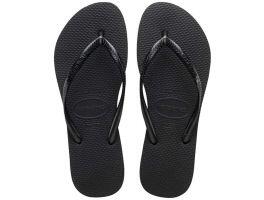 Havaianas Slim (37/38) Cx c/ 6 unidades - Preto 0090 