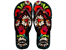 Havaianas Top Beg&ocirc;nia Cora&ccedil;&atilde;o (41/42) - Preto 0090 