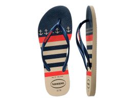Havaianas Slim Nautical (37/38) - Bege Palha Rose Gold 8430 
