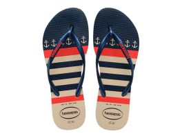 Havaianas Slim Nautical (37/38) - Bege Palha Rose Gold 8430 