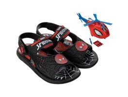 Sandália Homem Aranha Sky Operation 23064 (31/32) Cx c/ 4 pares - Preto Bc764
