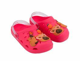 Babuche Hype Capivara 23455 (25-33) - Rosa Escuro Glitter Bv081