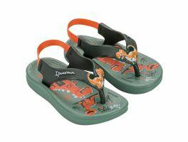 Chinelo Ipanema Anatomica Cute Baby 27438 (19-24) - Verde Laranja Br990