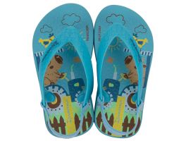 Chinelo Ipanema Baby 25431 (19-24) - Azul Verde Bq752 