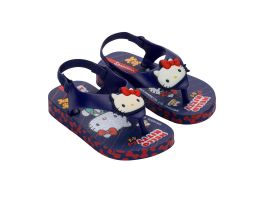 Chinelo Ipanema Hello Kitty And Friends 27397 (19-24)  - Azul Branco Bo831  