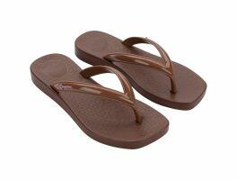 Chinelo Ipanema Pluma 27507 (33/40) - Bronze Marrom Lilás Bw898