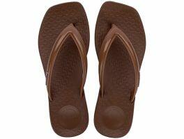 Chinelo Ipanema Pluma 27507 (33/40) - Bronze Marrom Lilás Bw898