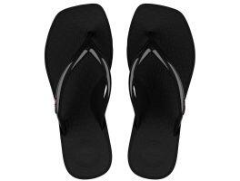 Chinelo Ipanema Pluma 27507 (33/40) - Preto Rosa Bx498