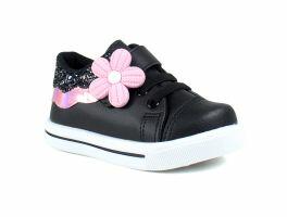 Tênis Linda Ju 200127 (20-27) - Preto Rosa 036