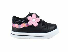 Tênis Linda Ju 200127 (20-27) - Preto Rosa 036