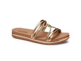 Tamanco Mississipi Rives MB761-0005 (34-39) Cx c/9 Pares - Rose Enfeite Ouro Light 