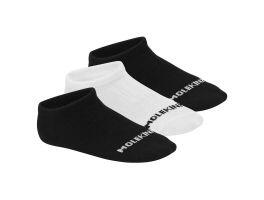 Meia Molekinho 2899.3.22766.511 (28-33) - Preto Preto Branco