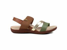 Sandália Modare 7125.233 (34-39) - Camel Verde Dourado 105380 