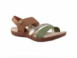 Sandália Modare 7125.233 (34-39) - Camel Verde Salvia Dourado 105380 